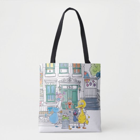 Sesame Pals Doodley Graphic Tasche (Vorderseite)
