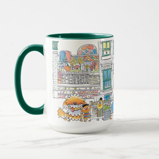 Sesame Pals Doodley Graphic Tasse (Links)