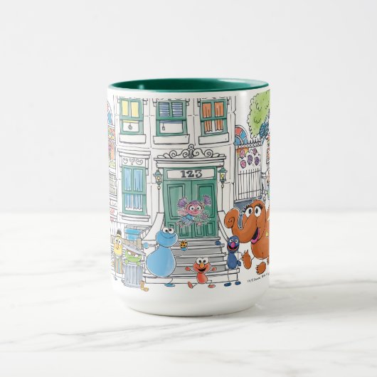 Sesame Pals Doodley Graphic Tasse (Zentrum)