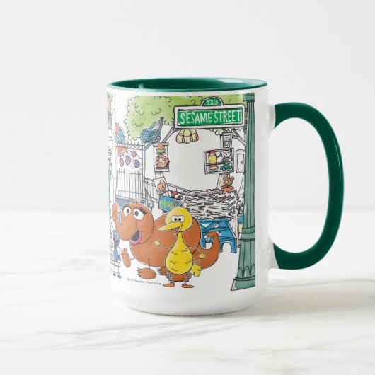 Sesame Pals Doodley Graphic Tasse (Rechts)