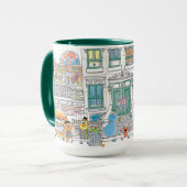 Sesame Pals Doodley Graphic Tasse (Vorderseite Links)