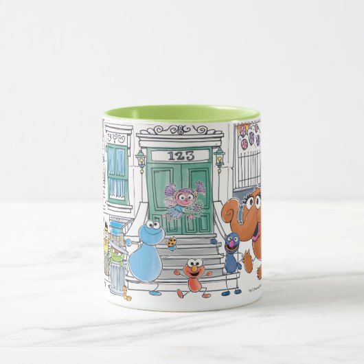 Sesame Pals Doodley Graphic Tasse (Zentrum)