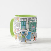 Sesame Pals Doodley Graphic Tasse (Vorderseite Links)