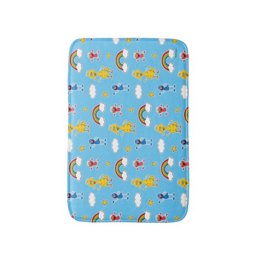 Sesame Pals Rainbow Doodley Pattern Badematte (Vorderseite Vertikal)
