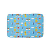 Sesame Pals Rainbow Doodley Pattern Badematte (Vorderseite)