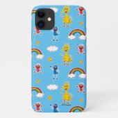 Sesame Pals Rainbow Doodley Pattern Case-Mate iPhone Hülle (Rückseite)