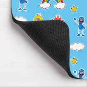 Sesame Pals Rainbow Doodley Pattern Mousepad (Ecke)