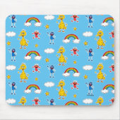 Sesame Pals Rainbow Doodley Pattern Mousepad (Vorne)
