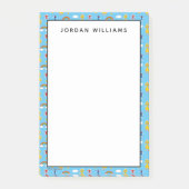 Sesame Pals Rainbow Doodley Pattern Post-it Klebezettel (Vorderseite)