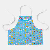 Sesame Pals Rainbow Doodley Pattern Schürze (Vorderseite)