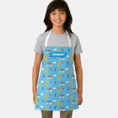 Sesame Pals Rainbow Doodley Pattern Schürze (Insitu)