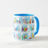 Sesame Pals Spaziergang entlang der Sesamstraße Mu Tasse (VorderseiteRechts)