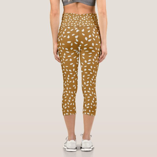 Sesame Seed Bun Capri Leggings (Rückseite)