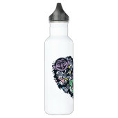 Sesame Sesame | Count von Count Doodle Heart Edelstahlflasche (Links)