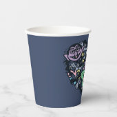 Sesame Sesame | Count von Count Doodle Heart Pappbecher (Vorderseite)