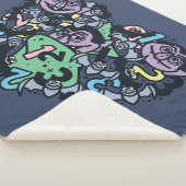 Sesame Sesame | Count von Count Doodle Heart Sherpadecke (3/4)