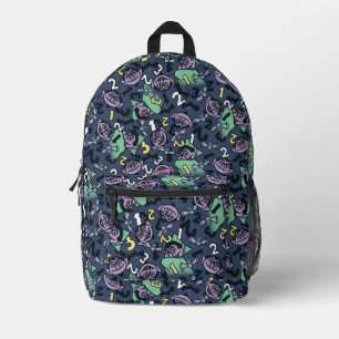 Sesame Sesame Count von Count Doodle-Muster Bedruckter Rucksack