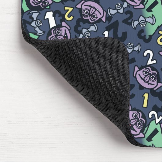 Sesame Sesame | Count von Count Doodle Pattern Mousepad (Ecke)
