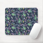 Sesame Sesame | Count von Count Doodle Pattern Mousepad (Mit Mouse)