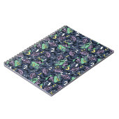 Sesame Sesame | Count von Count Doodle Pattern Notizblock (Linke Seite)