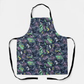 Sesame Sesame | Count von Count Doodle Pattern Schürze (Vorderseite)