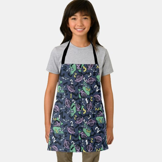 Sesame Sesame | Count von Count Doodle Pattern Schürze (Insitu)