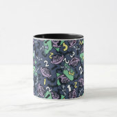 Sesame Sesame | Count von Count Doodle Pattern Tasse (Zentrum)