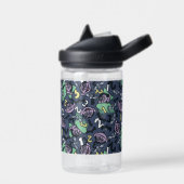 Sesame Sesame | Count von Count Doodle Pattern Trinkflasche (Links)