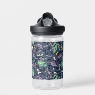 Sesame Sesame Count von Count Doodle Pattern Trinkflasche