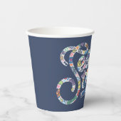 Sesame Sesame | Doodle-Logo Pappbecher (Vorderseite)