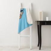 Sesame Sesame | Krümelmonster-Doodle-Herz Sherpadecke (Beispiel)