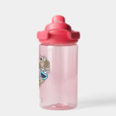 Sesame Sesame | Krümelmonster-Doodle-Herz Trinkflasche (Rückseite)