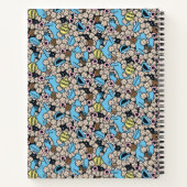 Sesame Sesame | Krümelmonster-Doodle-Muster Notizblock (Rückseite)