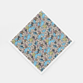 Sesame Sesame | Krümelmonster-Doodle-Muster Serviette (Ecke)