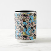 Sesame Sesame | Krümelmonster-Doodle-Muster Tasse (Zentrum)