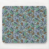 Sesame Sesame | Oscar für das Grouch Muster Mousepad (Vorne)