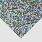 Sesame Sesame | Oscar für das Grouch Muster Seidenpapier (Ausschnitt)