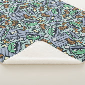 Sesame Sesame | Oscar für das Grouch Muster Sherpadecke (3/4)
