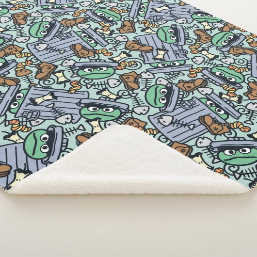 Sesame Sesame | Oscar für das Grouch Muster Sherpadecke (3/4)