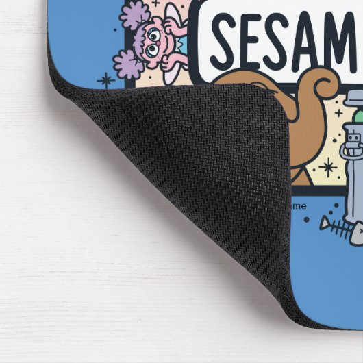 Sesame Sesame | Sesame Pals Doodle Sign Mousepad (Ecke)