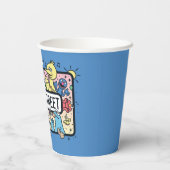 Sesame Sesame | Sesame Pals Doodle Sign Pappbecher (Rückseite)