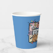 Sesame Sesame | Sesame Pals Doodle Sign Pappbecher (Vorderseite)