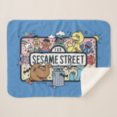 Sesame Sesame | Sesame Pals Doodle Sign Sherpadecke (Vorderseite (Horizontal))