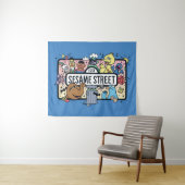 Sesame Sesame | Sesame Pals Doodle Sign Wandteppich (Beispiel (Horizontal))