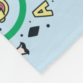 Sesame Sesame | Sesame Street Green Doodle Script Fleecedecke (Ecke)