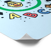 Sesame Sesame | Sesame Street Green Doodle Script Poster (Ecke)