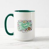 Sesame Sesame | Sesame Street Green Doodle Script Tasse (Links)