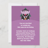 Sesame Street 3. Geburtstagsparty Einladung (Rückseite)