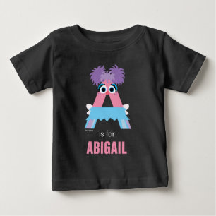 Sesame Street A ist für Abby Baby T-shirt