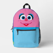 Sesame Street Abby Cadabby Face Bedruckter Rucksack (Vorderseite)